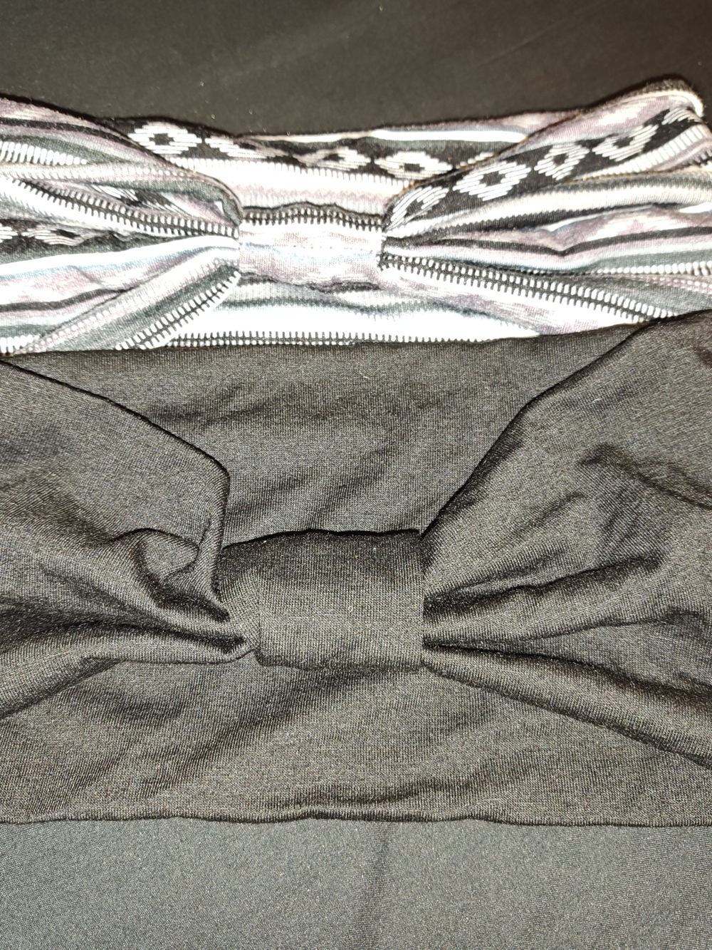 Womens 2 Piece Cloth Bow Headband